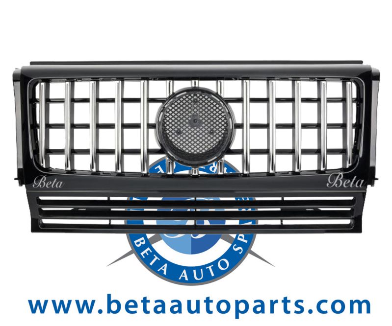 Radiator Grille GT Look -Black for Mercedes G-Class W463 1992-2017 models, Part Number 4638800523 Radiator Grille GT Look -Black for Mercedes G-Class W463 1992-2017 models, Part Number 4638800523